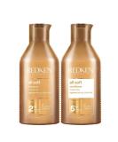 Redken All Soft Shampoo & Conditioner Duo 300ml - Hydrating Hair Care Set - Buy Online on GoSupps.com