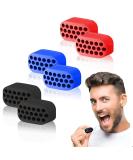Akjaxqu 6-Piece Jawline Trainer | Silicone Jaw & Facial Muscle Trainer for Men & Women | Tone & Define Your Face - Buy Online on GoSupps.com