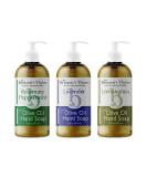 Brittanie's Thyme Organic Natural Hand Soap Variety Bundle - Lavender, Lemongrass, Rosemary Peppermint - 16oz 3 Pack - Castile Soap with Olive Oil & Essential Oils - Vegan & Gluten Free - Buy Online on GoSupps.com