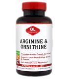 Buy Olympian Labs Arginine & Ornithine - 100 Vegetarian Capsules | Premium Amino Acids for Energy & Recovery | International Shipping Available - Buy Online on GoSupps.com