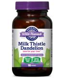 Oregon's Wild Harvest Milk Thistle & Dandelion - 90 Gelatin Capsules for Liver Health - Buy Online on GoSupps.com