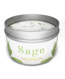 Chandelita Fragrance Candle - Sage & Soy Wax for Energy Relaxation Meditation & Chakra Healing | International Shipping - Buy Online on GoSupps.com