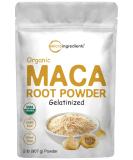 Organic Maca Root Powder 2 Pound Gelatinized for Better Absorption Rich in Antioxidants Help Energy Stamina Endurance Strength and Immune System No GMOs Vegan Friendly and Peru Origin 2 Pound (Pack of 1) - Buy Online on GoSupps.com