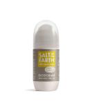 Salt of the Earth Amber & Sandalwood Natural Deodorant Roll On - 100% Natural, Vegan, Cruelty Free - 75ml - Buy Online on GoSupps.com