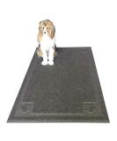 Darkyazi Large Pet Feeding Mat 24x36 - Non Slip, Waterproof, Easy to Clean - Grey - Buy Online on GoSupps.com