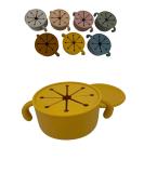 Blumie Snack Pot: BPA-Free Silicone Baby Finger Food Cup for Toddlers - Honey Yellow - Buy Online on GoSupps.com