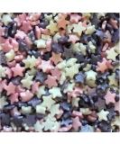 ICE PINK STARS Sprinkles glimmer mini stars edible sugar cake decorations 50g - Buy Online on GoSupps.com