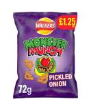 Walkers Monster Munch PICKLED ONION Snacks Crisps 15 x 72g Bags - Buy Online on GoSupps.com