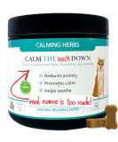 Calming Dog Treats for Stress & Anxiety Relief - 90 Tablets Chicken Flavor - Buy Online on GoSupps.com