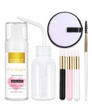 100ml Eyelash Extension Cleanser - Gentle Lash Mousse Shampoo for Natural & Extension Lashes - Professional Grade Makeup Remover - Buy Online on GoSupps.com