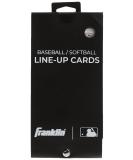 Franklin Sports MLB Baseball + Softball Lineup Cards - Set of 25 Game Sheets with Holder - Ideal for Coaches and Managers - Buy Online on GoSupps.com