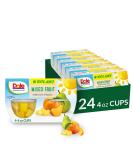 Dole Mixed Fruit Bowls in 100% Juice - 24 Pack of 4 Oz Cups, Gluten-Free Healthy Snack - Buy Online on GoSupps.com