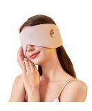 Soft Double-Sided Sleep Mask for Travel | Light Blocking Oversized Eye Cover for Men & Women - Adjustable Band Pink - Buy Online on GoSupps.com