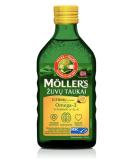 Moller's Lemon Flavour Fish Oil Omega-3 for Babies, Children, and Adults - Buy Online on GoSupps.com