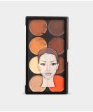Ruby Kisses 3D Contour Artist Cream Palette - Light Medium | Enhance Your Features with Precision - Buy Online on GoSupps.com
