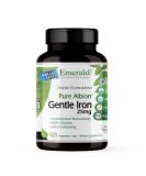Emerald Labs Gentle Iron 25mg - Non-Constipating Energy Booster - 120 Capsules - Buy Online on GoSupps.com