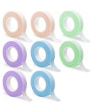8 Rolls Adhesive Eyelash Extension Tape - Micropore Under Eye Tape Supply (Pink Purple Blue Green) - Breathable Non-Woven 0.5 Inch for Lash Extensions - Buy Online on GoSupps.com