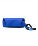 Liono Durable Feed Bag for Dogs | 18x7x7 cm Water-Repellent Snack Bag with Zipper Velcro Carabiner Hook | Blue - Ideal for Treats & Travel - Buy Online on GoSupps.com