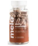 Mela Daily Essentials Multivitamin for Melanated Women - High-Dose Vitamin D3, B12, Probiotics, Lion's Mane, Ceylon Cinnamon - Vegan, Gluten-Free, Non-GMO - 30 Day Supply (60 Capsules) - Buy Online on GoSupps.com