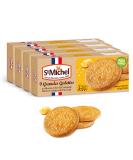 St Michel Grandes Galettes Butter Cookies Biscuits with Sea Salt 5.29oz Made In France, Pack of 4 Non-GMO total of 36 Pure Butter Cookies - Buy Online on GoSupps.com