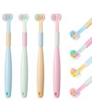 Buy Auidy 6TXD 4 Pack Children's Toothbrush - Extra Soft Three-Sided Design for Kids | International Shipping - Buy Online on GoSupps.com