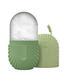 Shop Eis Facial Scooter - Reusable Cooling Silicone Ice Cube Roller for Glowing Skin | Durable Ice Mold & Massager - Green Shell Pattern - Buy Online on GoSupps.com