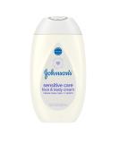 Johnson's Sensitive Care Face & Body Cream for Babies  Daily Moisturizing Baby Cream to Calm  Nourish & Comfort Dry  Sensitive Skin  Lightly Scented  No Greasy Feel  Hypoallergenic  13.6 fl. oz - Buy Online on GoSupps.com