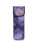 Purple Marble Neoprene Sleeve for Curling Iron | Heat Resistant Travel Holder & Cover for Hot Tools - Buy Online on GoSupps.com