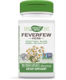 Nature's Way Feverfew Herb 380mg Vegan Capsules - Traditional Blood Vessel Relaxation - 100 Count - Buy Online on GoSupps.com