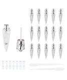15pcs 4ml Silver Crown Lip Gloss Tubes - Keychain Lip Gloss Containers for Small Business - Buy Online on GoSupps.com
