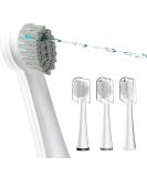 Replacement Flossing Toothbrush Heads for Water Pick SF-01 / SF-02 / SF-03 / SF-04 with Crystal Cap- Compact - 3 Count - White - Buy Online on GoSupps.com