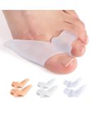 Bunion Cushion Protectors and Toe Separator Kit - 3 Pairs for Men and Women | Silicone Gel Shield for Foot Pain Relief and Toe Alignment - Buy Online on GoSupps.com
