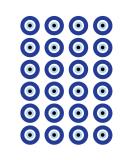 24 x Evil Eye Edible Wafer or Icing Cupcake Toppers Fun Xmas Party Cake Decorations (Edible Wafer Card) - Buy Online on GoSupps.com