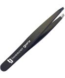 Tweezer Guru Slant Tip Eyebrow Tweezers - Professional Stainless Steel for Precision Hair Removal - Buy Online on GoSupps.com