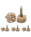 uxcell 8 Pcs Tan High Heel Tips for Ladies | Durable Plastic Shoe Accessories for International Shipping - Buy Online on GoSupps.com