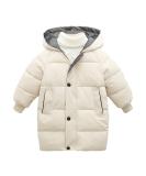 Milkiwai Children's Down Padded Coat & Jacket - Winter Clothes for Boys & Girls (Size 110, Beige) - Buy Online on GoSupps.com