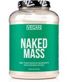 Naked Vegan Mass - 8lb Natural Weight Gainer Protein Powder | GMO-Free, Gluten-Free, Soy-Free & Dairy-Free | 1230 Calories - Buy Online on GoSupps.com