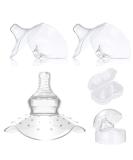 Buy Nursing Shields - Nipple Shield Protection for Sore Nipples | 5-Pack for Comfortable Breastfeeding - Buy Online on GoSupps.com