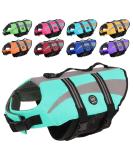 Emust Dog Life Vest - Turquoise XL | Lightweight & Durable Swimming Jacket for Small Medium & Large Dogs - Perfect for Boats & Water Activities - Buy Online on GoSupps.com