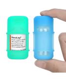 2-Pack Insulin Vial Protector Case for 10ML Short Vials - Anti-Break Sleeve for Novolog Humalog Humulin - Ideal for Diabetic Travel - Blue & Green - Buy Online on GoSupps.com