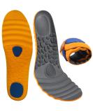 SOLEEJOY Sport Shoe Insoles - Ultra-Light Massage Sole for Work Boots - Gray, 1 Pair (Men US 8-11) - Buy Online on GoSupps.com