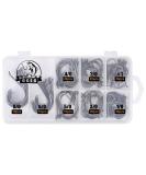 UCEC Circle Hooks Fishing Hooks 2X Strong Customized Offset Sport Circle Hooks Black High Carbon Steel Octopus 150pcs/box - Size:#1 1/0 2/0 3/0 4/0 5/0 6/0 8/0 - Buy Online on GoSupps.com