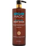 Argan Magic Cleansing Body Wash - Gently Cleanses  Revitalizes & Smooths Skin | Enriched with Argan Oil  Sweet Almond Oil & Vitamin E | Made in USA | Paraben Free | Cruelty Free (32 oz / 946 ml) - Buy Online on GoSupps.com