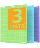 Xinart 12x12 Inch Cutting Mat Variety Pack for Cricut Maker 3 and Explore 3 - Green Blue Purple Adhesive Mats - Replacement Cutting Mats for Cricut - 3 Pack - Buy Online on GoSupps.com