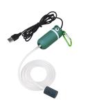 USB Air Pump for Aquariums - Quiet Mini Portable Oxygen Pump with Accessories | Black & Green - International Shipping - Buy Online on GoSupps.com