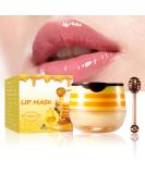 Bee Balm Lip Honey Pot - Nourishing Lip Care with Honey & Propolis for Moisturizing & Preventing Cracked Lips - Buy Online on GoSupps.com