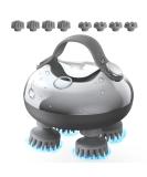 Arboleaf Electric Scalp Massager - Waterproof IPX7 8 Removable Heads 3 Modes | Relaxation & Deep Cleaning Device - International Shipping Available - Buy Online on GoSupps.com