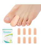 Silicone Toe Protectors - Gel Toe Sleeves with Aloe Vera for Pain Relief & Protection | 4 Pairs Medium Skin Color - Buy Online on GoSupps.com