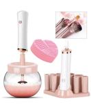 YOYEWA Makeup Brush Cleaner and Dryer Machine - Electric, Automatic Spinner with 8 Size Rubber Collars, Deep Cleaner Solution Kit - Wash and Dry in Seconds - Buy Online on GoSupps.com