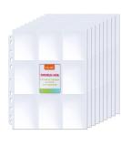 576-Pocket Double-Sided Trading Card Sleeves - 32 Pack | Fits 3 Ring Binder | 9 Pocket Page Protector for Sports, Game, and Business Cards - Buy Online on GoSupps.com